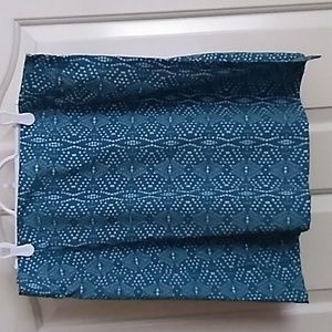 RipSkirt poly/spandex wrap skirt.